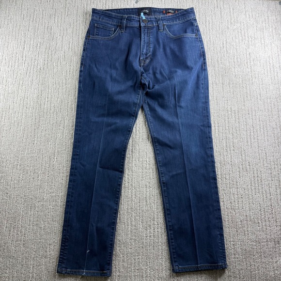 34 Heritage Other - 34 Heritage Courage Mid-Rise Straight Leg Jeans Blue Mens 33x32 (fits 33x30)